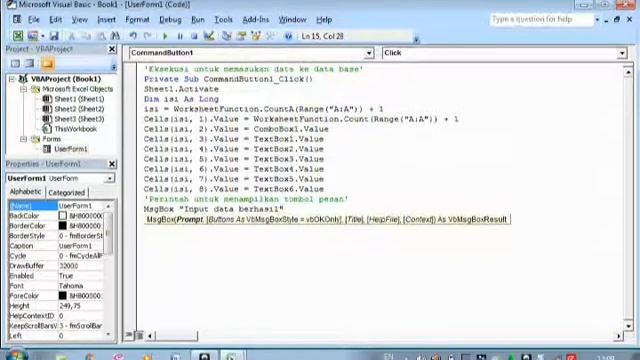 "cara membuat vba sederhana dengan microsoft excel oleh masnawita turnip fpk-universitas riau" смотреть онлайн