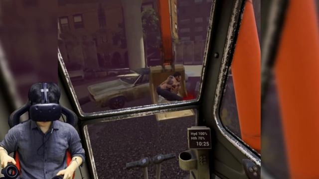 [가상현실VR] 극한 알바!포크레인으로 좀비 처리하기 - XCavalypse(HTC VIVE) - 겜브링(GGAMBRING) смотреть онлайн