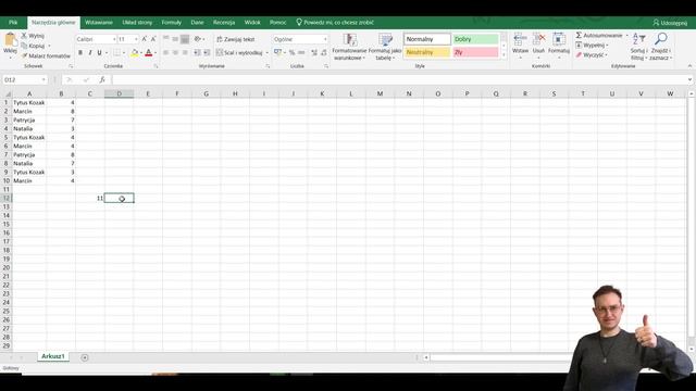 Excel funkcja formuła suma jeżeli смотреть онлайн