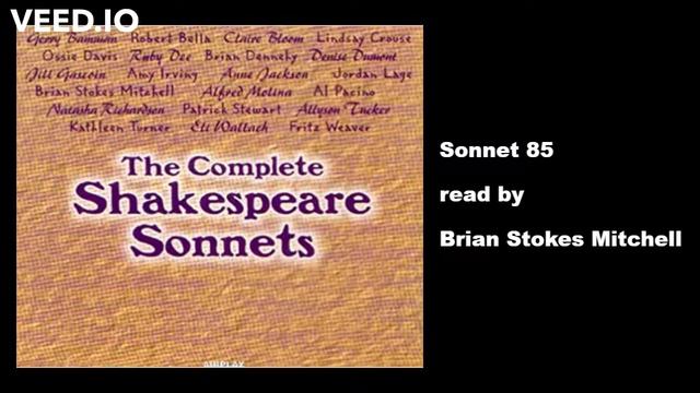 Brian Stokes Mitchell reads Shakespeare Sonnet 85 смотреть онлайн