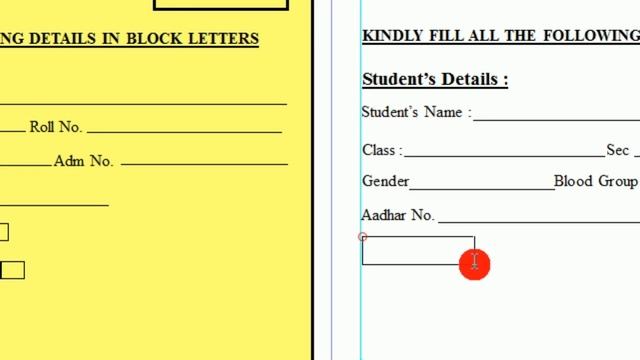 How To Make School Student Information Slip For ID Card & SMS In Pagemaker In Hindi смотреть онлайн