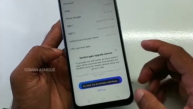 Vivo Y20, Y20i, Y20s How to Enable USB Debugging I GSMAN ASHIQUE I смотреть онлайн