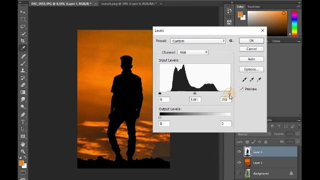 Sunset photo editing photoshop cc смотреть онлайн