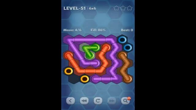 Pipe Lines: Hexa Mini Rotation Pack - Level 51 Solution смотреть онлайн
