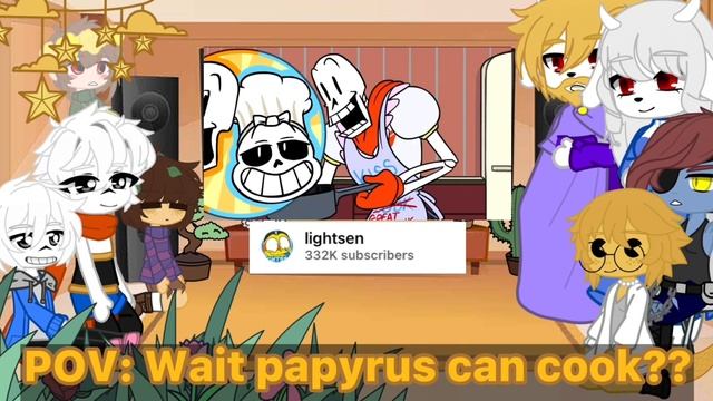 Undertale react to funny bones!|cringe|badly made|lazy!|link in description :)| смотреть онлайн