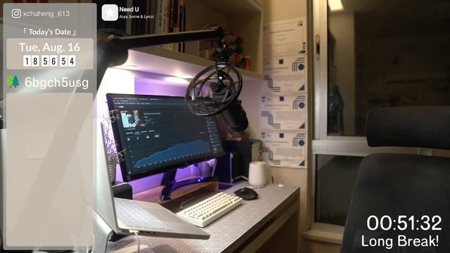 Study With Me Live 6 Hours | 60/10 Pomodoro смотреть онлайн