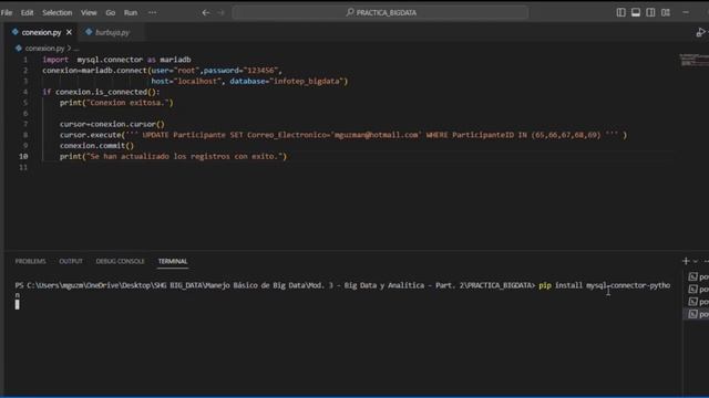 Dominar la integración de MySQL: aprovechar pip para una programación y conexiones a bases de datos смотреть онлайн