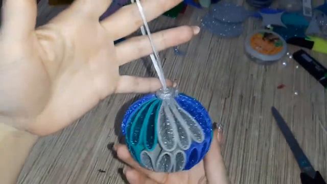 ?НОВОГОДНИЕ ёлочные ИГРУШКИ из фоамирана своими руками ? DIY Christmas Ornaments ? смотреть онлайн