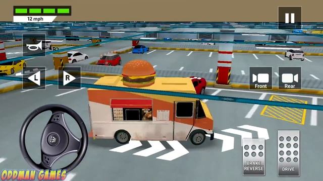 City Car Driving & Parking Garage #11 License Test with Burger Van! Android gameplay смотреть онлайн