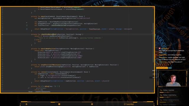 [EN/NL] LiveCoding sesh with the Mars Rover Kata in Kotlin - Part 3 смотреть онлайн