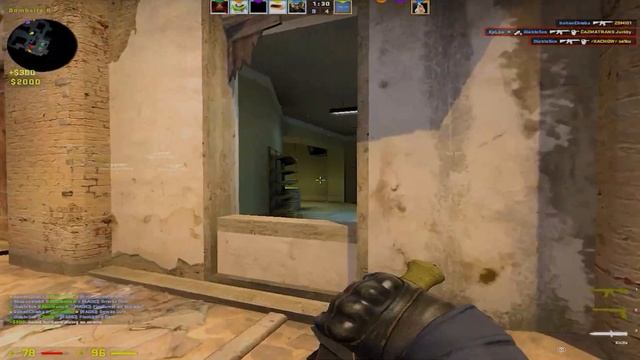 *INSANE* 1vs4 deagle clutch (almost) смотреть онлайн