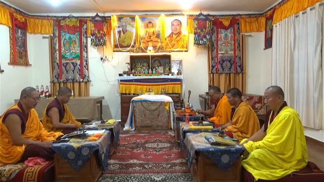 Цедруб Амитаюса, молитва о долголетии Его Святейшества Далай-ламы, Сержем, Янгуг. 6.09.2023 смотреть онлайн