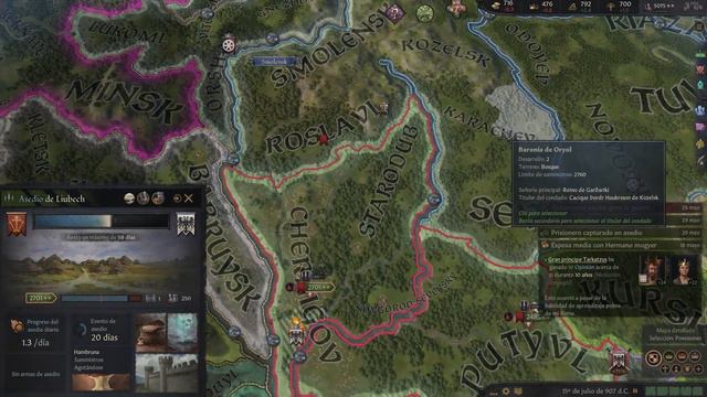 Tierra de la Rus #2 (Final) - Cazadores de Logros | Crusader Kings 3 | Gameplay Español смотреть онлайн
