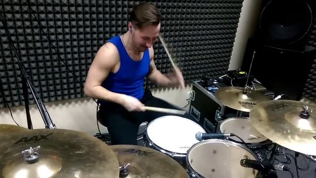 Андрей Иноземцев - Quarter Dollar - Я устал (Quest Pistols Cover) - Drums Recording смотреть онлайн