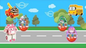 Робокар Поли - Киндер Сюрприз - Игрушки - Мультик - Robocar Poli - Kinder Surprise