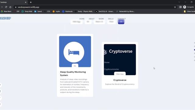Portfolio Website | REACT JS | FRAMER Motion смотреть онлайн