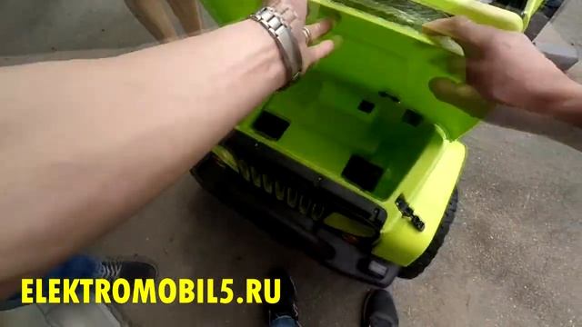 Детский электромобиль Jeep Wrangler o999oo смотреть онлайн