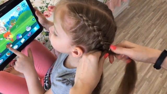 Детская прическа в сад. Быстро и просто смотреть онлайн
