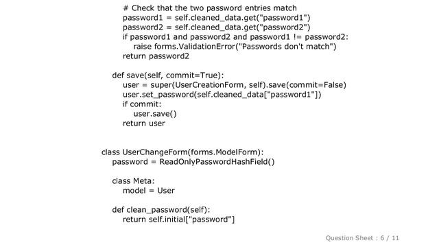 Django : Can't login to django admin after creating a super user with a custom user model смотреть онлайн