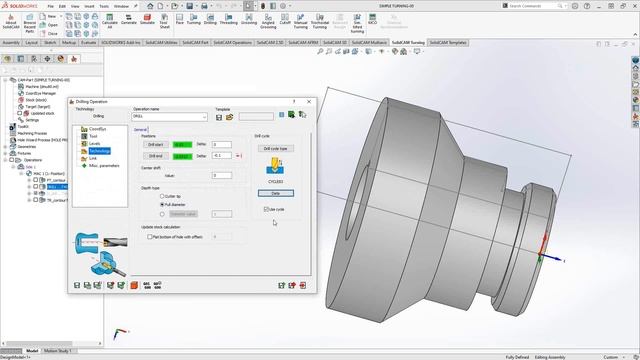 Drilling Operation in Turning Module 2021 смотреть онлайн
