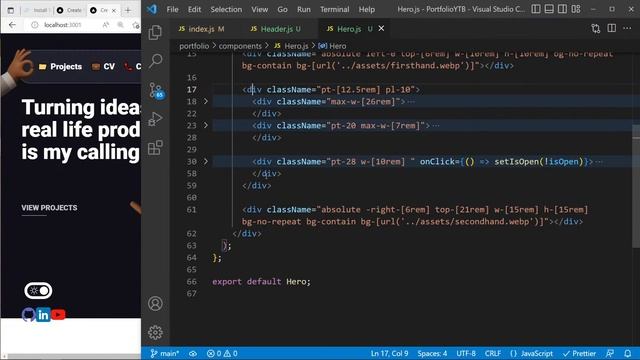 ?Portfolio Website with REACT.JS! (Next.js, Tailwind CSS) Modern Project Full Tutorial for Beginner смотреть онлайн