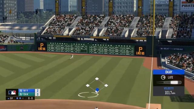 R.B.I. Baseball 20 - Yankees vs Athletics - Gameplay (ПК) смотреть онлайн