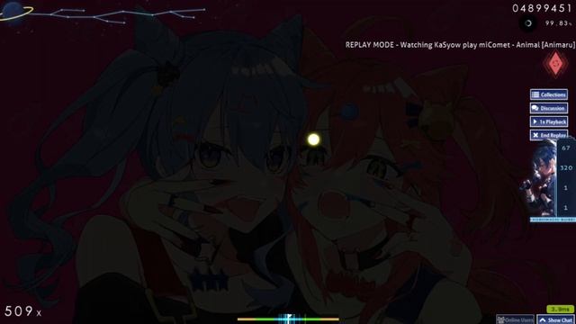 [osu!] miComet / Animal [Animaru] | HD смотреть онлайн