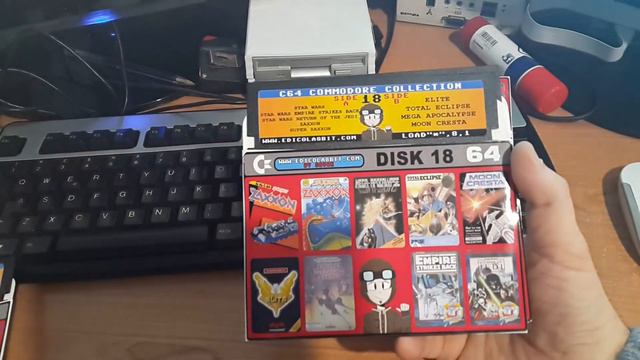 commodore collection - 40 Floppy disk Commodore 64 330 games смотреть онлайн