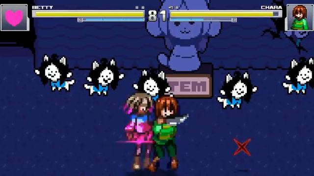 MUGEN Kor Betty vs Kor Chara. Undertale/Glitchtale смотреть онлайн