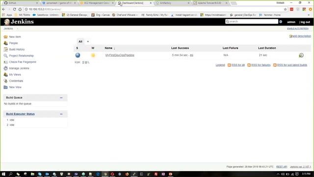 My First DevOps Pipeline | Integrating Tomcat / Deployment Server with Maven Job | Part - 12 смотреть онлайн
