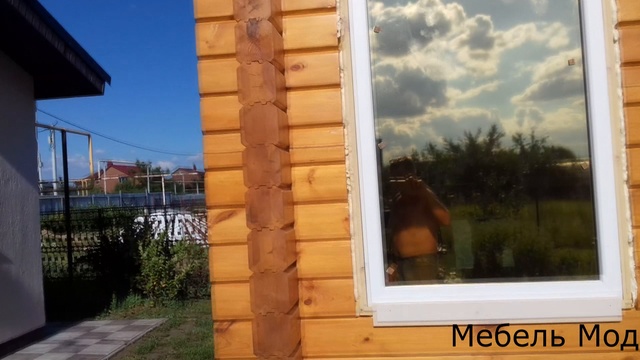 Беседка из клееного бруса. смотреть онлайн