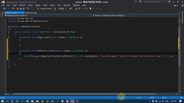 How to show alert message box in asp net using c# code behind смотреть онлайн