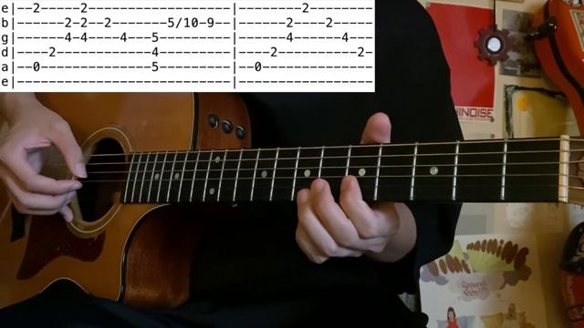 (Guitar Tutorial With Tab) Nujabes / Aruarian Dance (Anime “Samurai Champloo”)