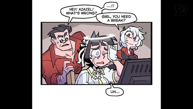 [HellTaker Comic #3] Я ЛЮБЛЮ ГЕРОЕВ! [SilverTatsu] - Rus Comics Dub