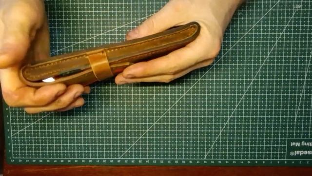 пенал для ручек (письменных принадлежностей ) из кожи своими руками смотреть онлайн