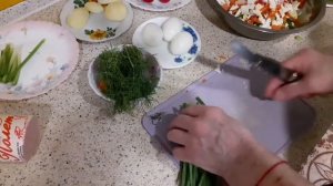 ОКРОШКА НА СЫВОРОТКЕ   ОТ БАБУШКИ