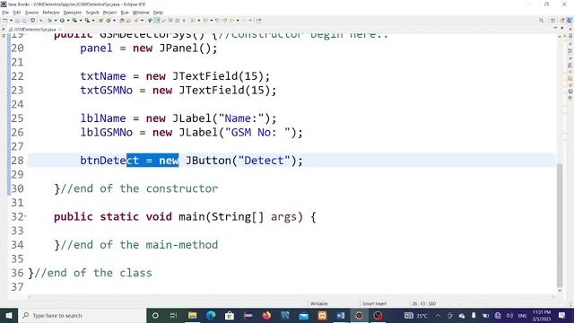 Video1 CSC313 Java GUI; GSM Detector System смотреть онлайн