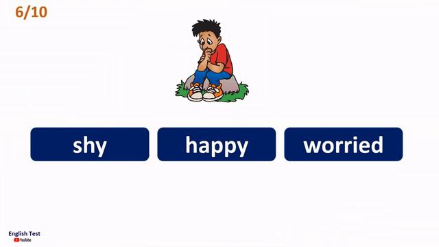Feelings And Emotions Vocabulary Quiz For Kids