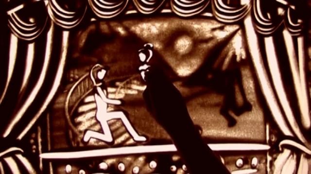 Детский лагерь "Горный" г. Златоуст. Песочное шоу "Sand-box" Екатеринбург www.sand-art.ru смотреть онлайн