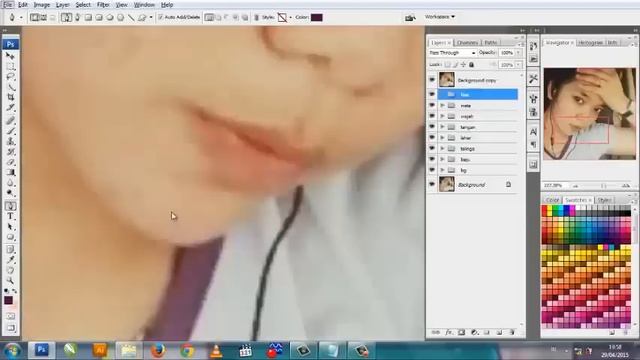 Tutorial Vector Vexel Portrait Photoshop (Time Lapse) смотреть онлайн