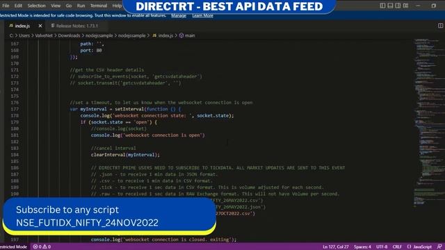 How to get Live NSE data in Nodejs смотреть онлайн