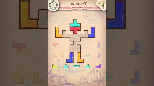Doodle Fit 2 - Greece Hercules Walkthrough смотреть онлайн