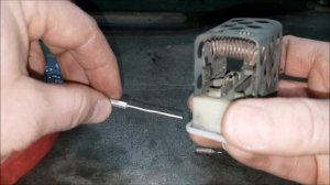 Opel Astra G Ремонт регулятора отопителя.