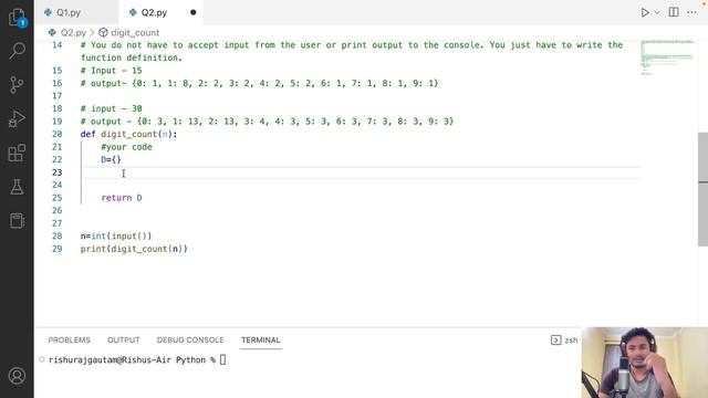 Digit_count | PYTHON OPPE 1 PYQ QUESTIONS Q2 | IITM | IITM | MYCAMPUS смотреть онлайн