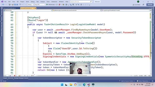 20- Login in asp.net core Web api | Jwt authentication | Complete React Course in Hindi 2022 смотреть онлайн