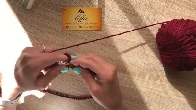 Как соединить петли в круг смотреть онлайн