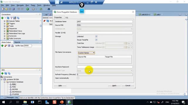 17.03.2023. Oracle 19c/21c Creating PDBs Arabic смотреть онлайн