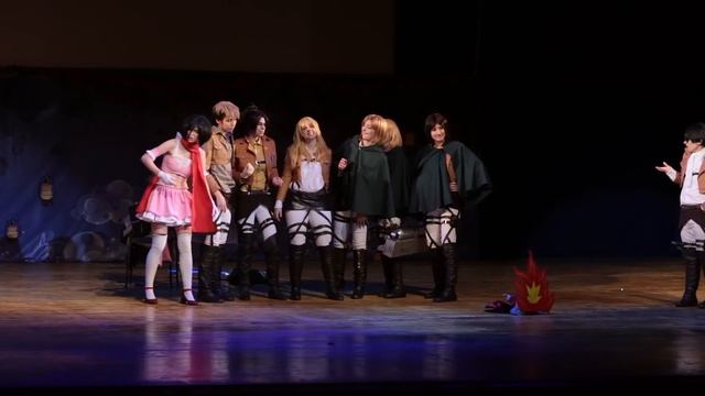 Oni-no-Yoru 16 - 28. сценка "Shingeki no Kyojin" смотреть онлайн