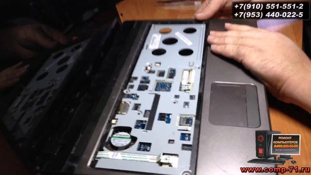 Собираем ноутбук Acer Aspire 5750G P5WE0