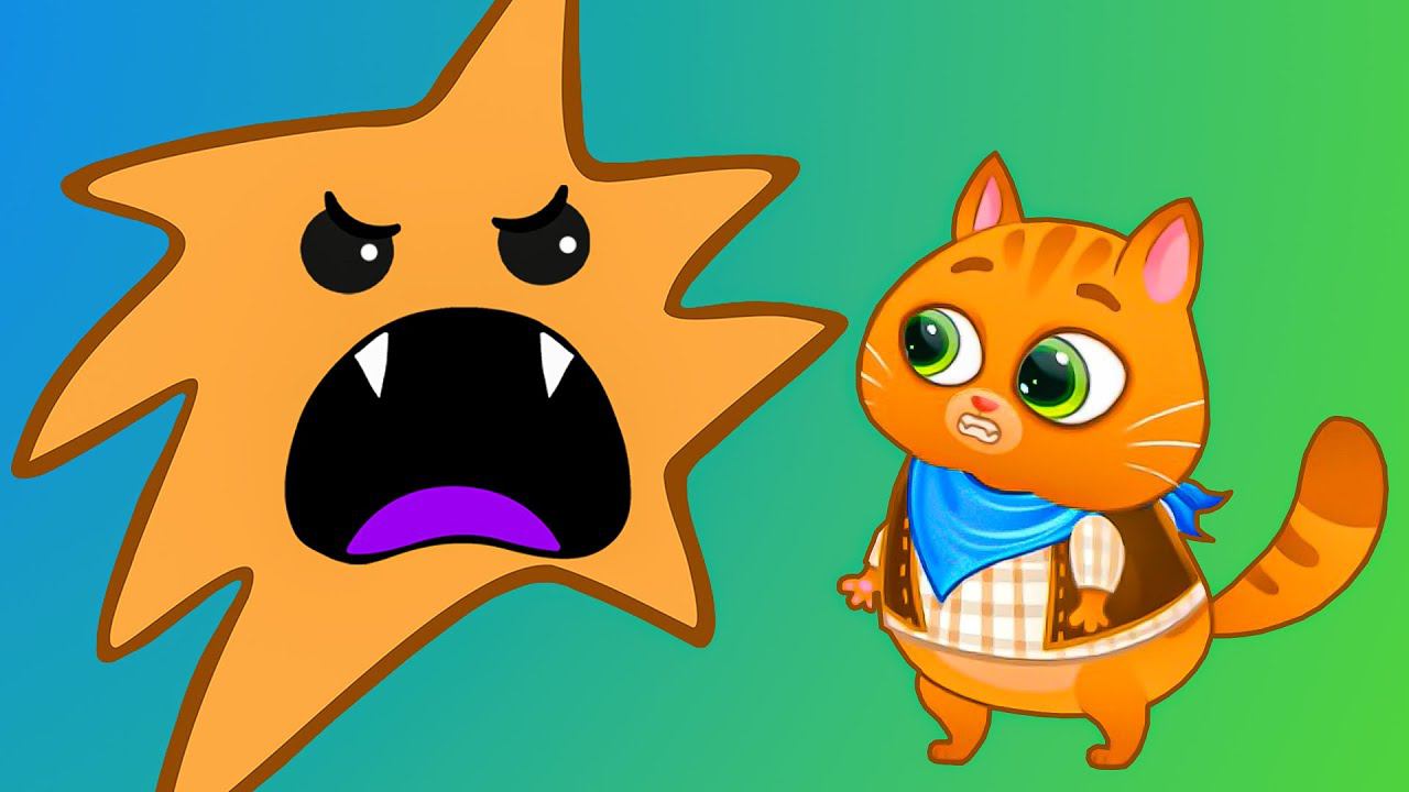 Суровый КОТИК БУБУ #73. ПРИЗРАК БУБАКА хочет съесть Бубу. Мультик ИГРА про котят на Игрули TV смотреть онлайн